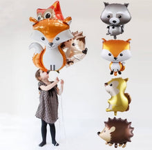 Load image into Gallery viewer, Junior size Wildlife Racoon, Squirrel, Fox &amp; Hedgehog (3/pack)
