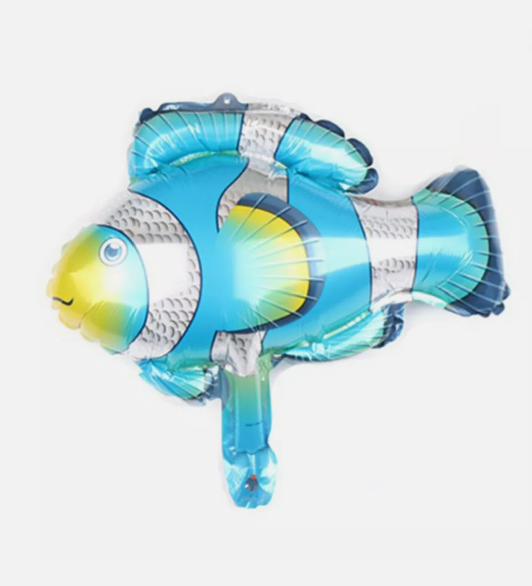 Mini FISH BLUE STRIPE Foil (3/pack)