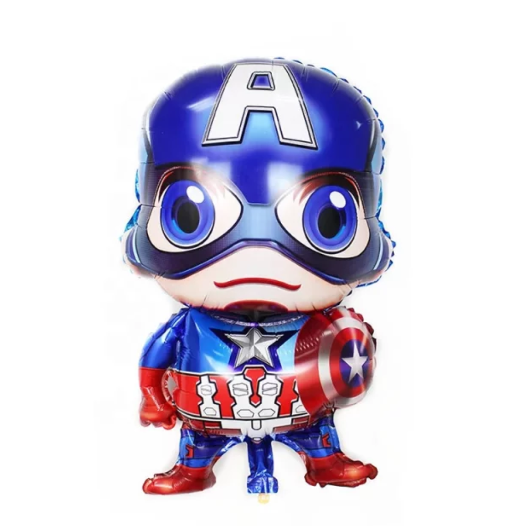Mini Captain America foils (3/pack)